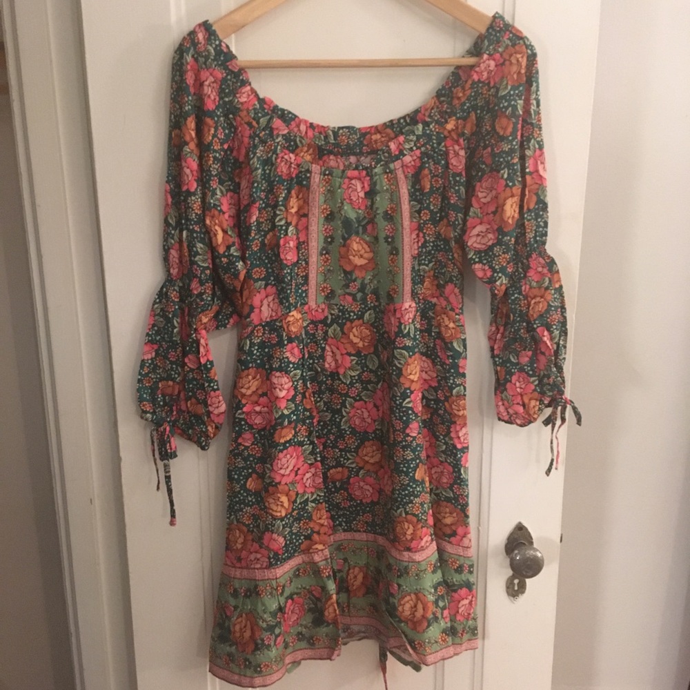 Arnhem boho mini dress